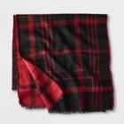 Men's Woven Plaid Scarves - Goodfellow & Co Red