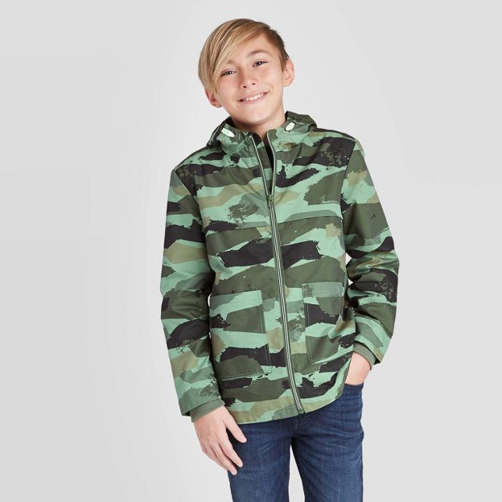 Boys' Wow Anorak Jacket - Cat & Jack Green
