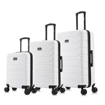 Inusa Trend Lightweight Hardside Checked Spinner 3pc Luggage
