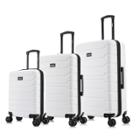 Inusa Trend Lightweight Hardside Checked Spinner 3pc Luggage