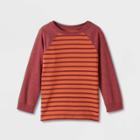 Toddler Boys' Long Sleeve Jersey Knit Crewneck T-shirt - Cat & Jack Orange