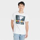 Men's Pac-man Short Sleeve Graphic T-shirt - White