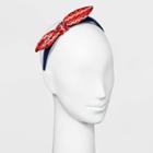 Target Hair Bow Headband - Red, Headbands