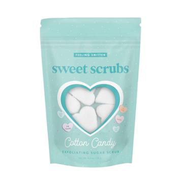 Feeling Smitten Heart Sugar Scrubs Cotton Candy