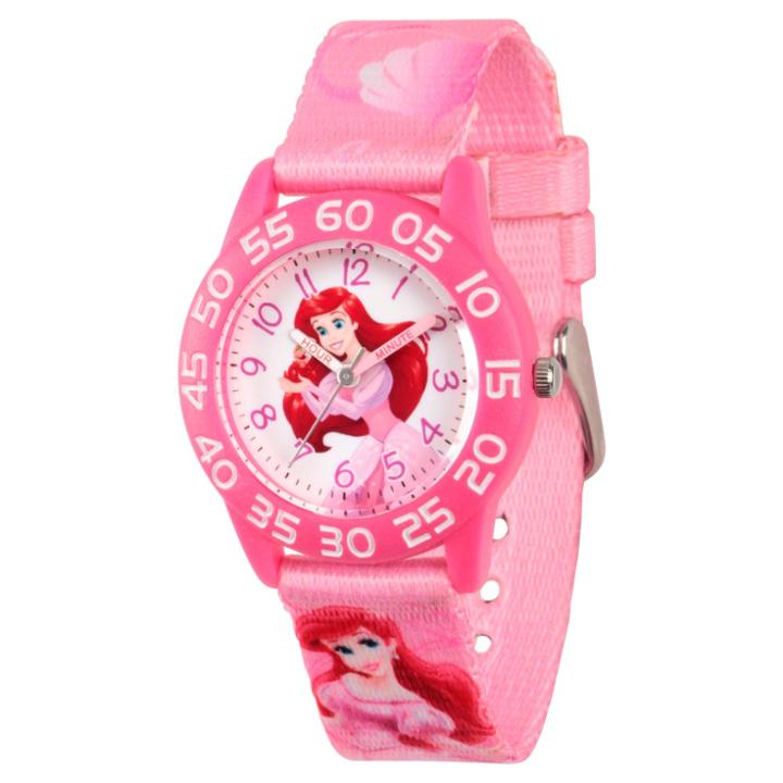 Kids' Disney Princess Ariel Watch - Pink, Girl's