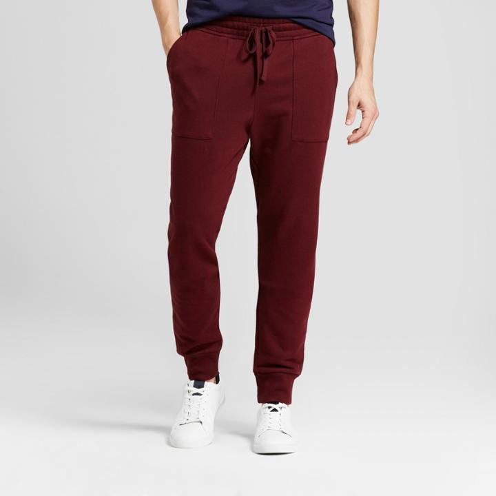 Men's Jogger Pants - Goodfellow & Co Burgundy