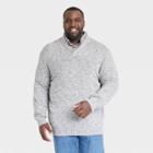 Men's Big & Tall Shawl Collared Pullover - Goodfellow & Co Gray