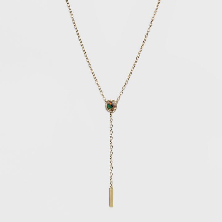 Sugarfix By Baublebar Sleek Resin Y-necklace - Blue, Girl's, Navy