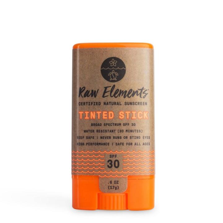 Raw Elements Tinted Mineral Sunscreen Face Stick -