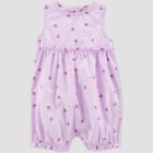 Baby Girls' Bees Romper - Just One You Made By Carter's Purple Newborn