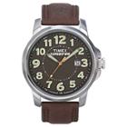Men's Timex Expedition Field Watch With Leather Strap - Silver/black/brown T449219j, Pecan