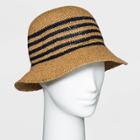 Women's Packable Straw Cloche Hat - Universal Thread Natural