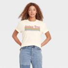 33 Revolutions Women's Joshua Tree Rainbow Short Sleeve Graphic T-shirt - Ivory