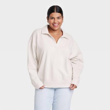 Women's Plus Size Fleece Sweatshirt - Ava & Viv
