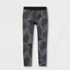 Boys' Fitted Performance Tights - All In Motion Dark Gray
