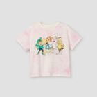 Girls' General Mills Tie-dye Boxy Graphic Short Sleeve T-shirt- Art Class Pink