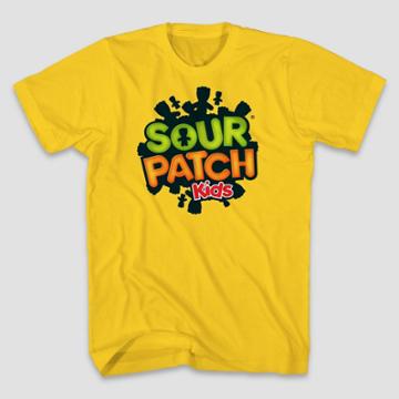 Men's Sour Patch Short Sleeve Graphic T-shirt - Gold