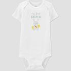 Baby 'my First Easter' Bodysuit - Just One You Made By Carter's White