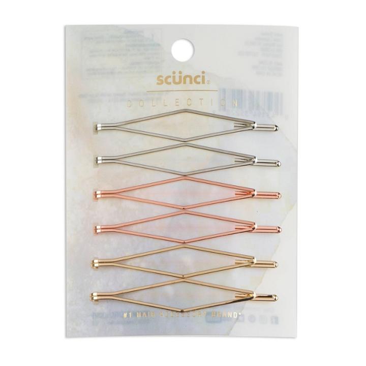 Scunci Collection Diamond Bobby Pins - Shiny
