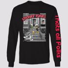 Men's Looney Tunes Long Sleeve T-shirt - Black