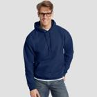 Hanes Men's Ecosmart Fleece Pullover Hooded Sweatshirt - Navy (blue)