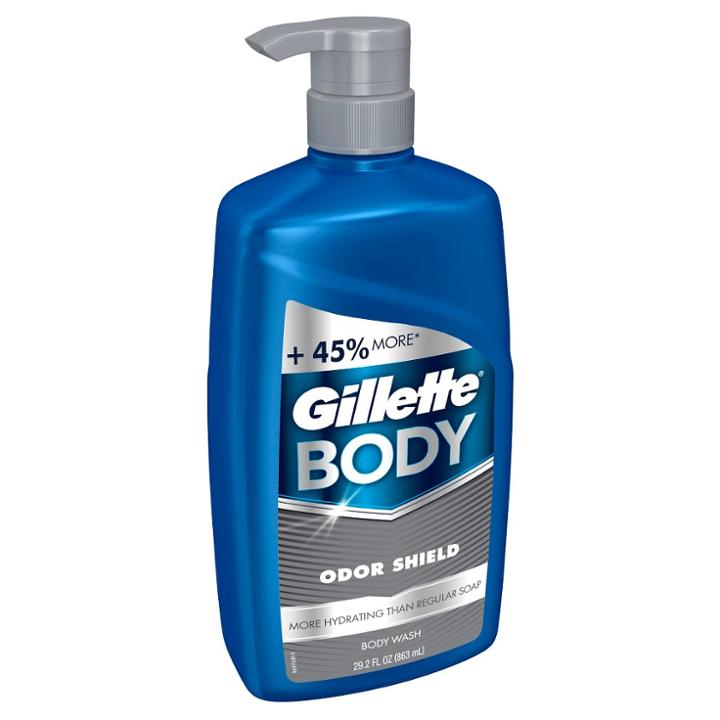 Gillette Odor Shield Body Wash Pump