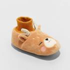 Toddler Girls' Everly Bootie Slippers - Cat & Jack Brown
