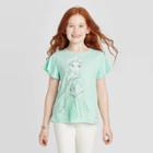 Disney Girls' Frozen Queen Elsa T-shirt - Light Green