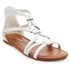 Girls' Neta Strappy Gladiator Sandals Cat & Jack - White