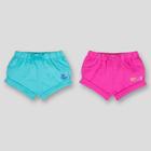 Lamaze Baby Girls' Organic Cotton 2pk Solid Shorts - Pink