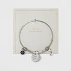 Target Stainless Steel I Love You To The Moon Expandable Bracelet -