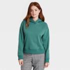 Women's Hooded Sweatshirt - A New Day Green