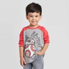 Disney Toddler Boys' Star Wars Long Sleeve T-shirt - Heather Gray