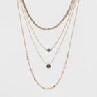 Multi Row Layered Necklace - Universal Thread Gold