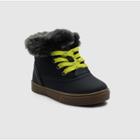 Toddler Boys' Kelvin Casual Faux Fur Collar Sneakers - Cat & Jack Navy