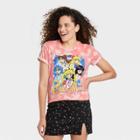 Women's Sailor Moon And Friends Short Sleeve Graphic T-shirt - Pink