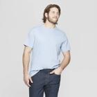 Men's Big & Tall Regular Fit Short Sleeve Lyndale Crew T-shirt - Goodfellow & Co Breaktime Blue