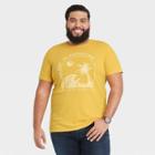 Men's Tall Standard Fit Short Sleeve Crewneck Graphic T-shirt - Goodfellow & Co Yellow/landscape