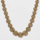 Seedbead Ball Necklace - A New Day Gold