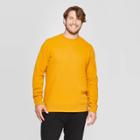 Men's Big & Tall Regular Fit Ultra-soft Fleece Sweatshirt - Goodfellow & Co Gold