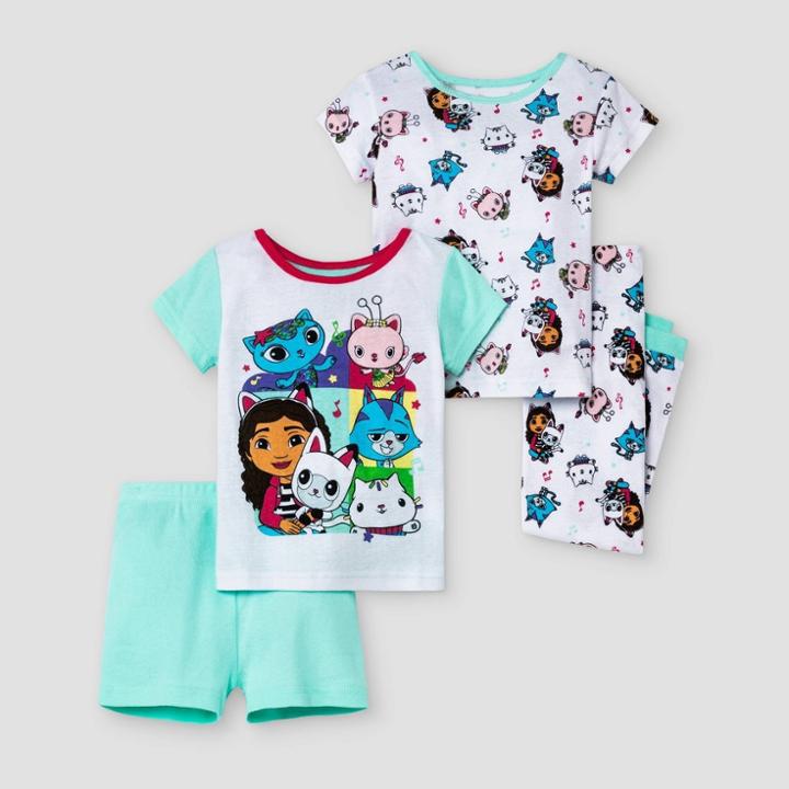 Toddler Girls' 4pc Gabby's Dollhouse Pajama
