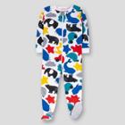 Lamaze Toddler Boys' Play Scape Organic Cotton Snug Fit Footed Pajama Romper - Red