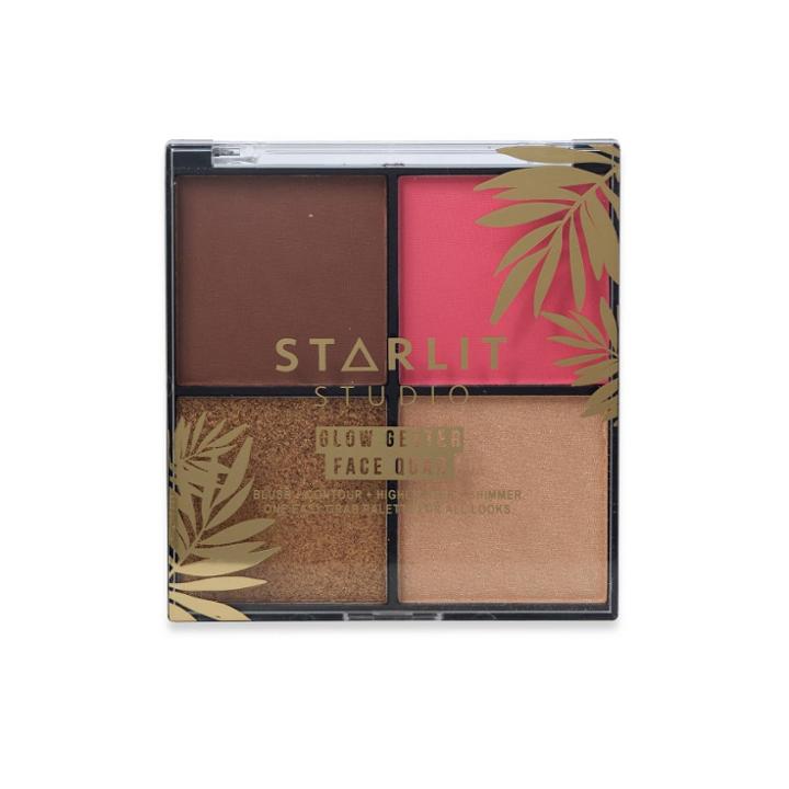Starlit Studio Face Quad Glow Getter - Peachy Keen