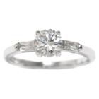 Target Sterling Silver Cubic Zirconia Engagement Ring - Clear (size