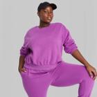 Women's Plus Size Sweatshirt - Wild Fable Purple
