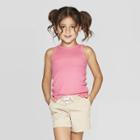 Toddler Girls' Solid Tank Top - Cat & Jack Pink