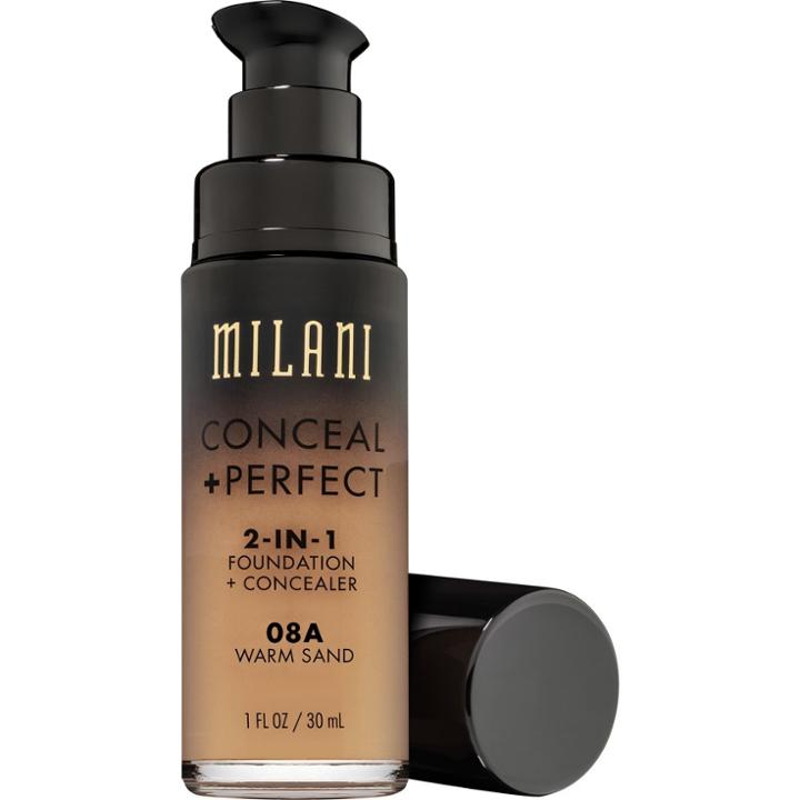 Milani Conceal + Perfect 2-in-1 Foundation 08a Warm