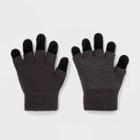 Boys' 3-in-1 Solid Gloves - Cat & Jack Gray