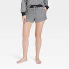 Women's Striped Perfectly Cozy Shorts - Stars Above Black
