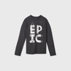 Boys' Long Sleeve Epic Graphic T-shirt - Cat & Jack Black